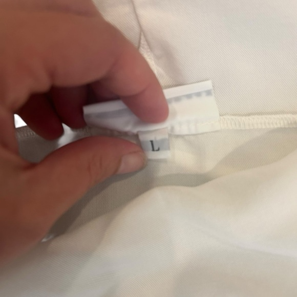 Bryn Walker sleeveless cowl neck Tencel white top size large - Picture 6 of 12